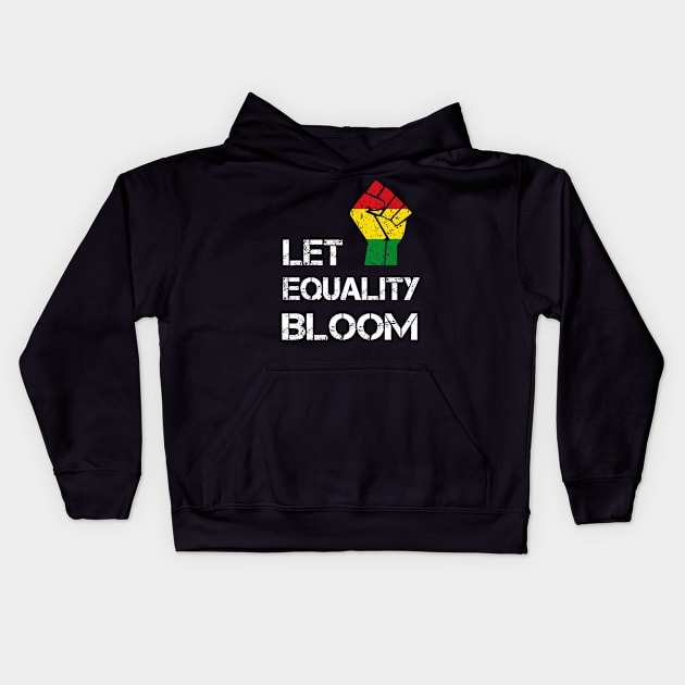 Let Equality Bloom Peace And Hope Kids Hoodie by Freeman Thompson Weiner